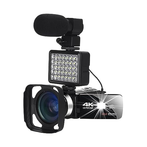 Caméscope de streaming WiFi 4K idéal pour le live cast des blogueurs