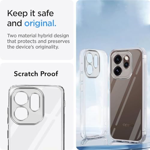Image of Jkobi Silicone Back Cover Case for Oppo Reno15 Pro 5G | Oppo Reno 15 Pro 5G (Clear Shockproof Case with Camera Protection | Soft and Flexible | Transparent)