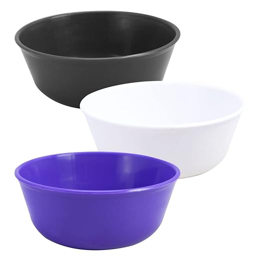 Sigma 500 Microwave Safe Multipurpose Bowls, Set of 3, Violet Color