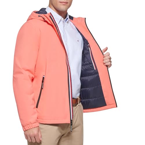 Image of Tommy Hilfiger Men's Quilted Hooded Puffer Jacket