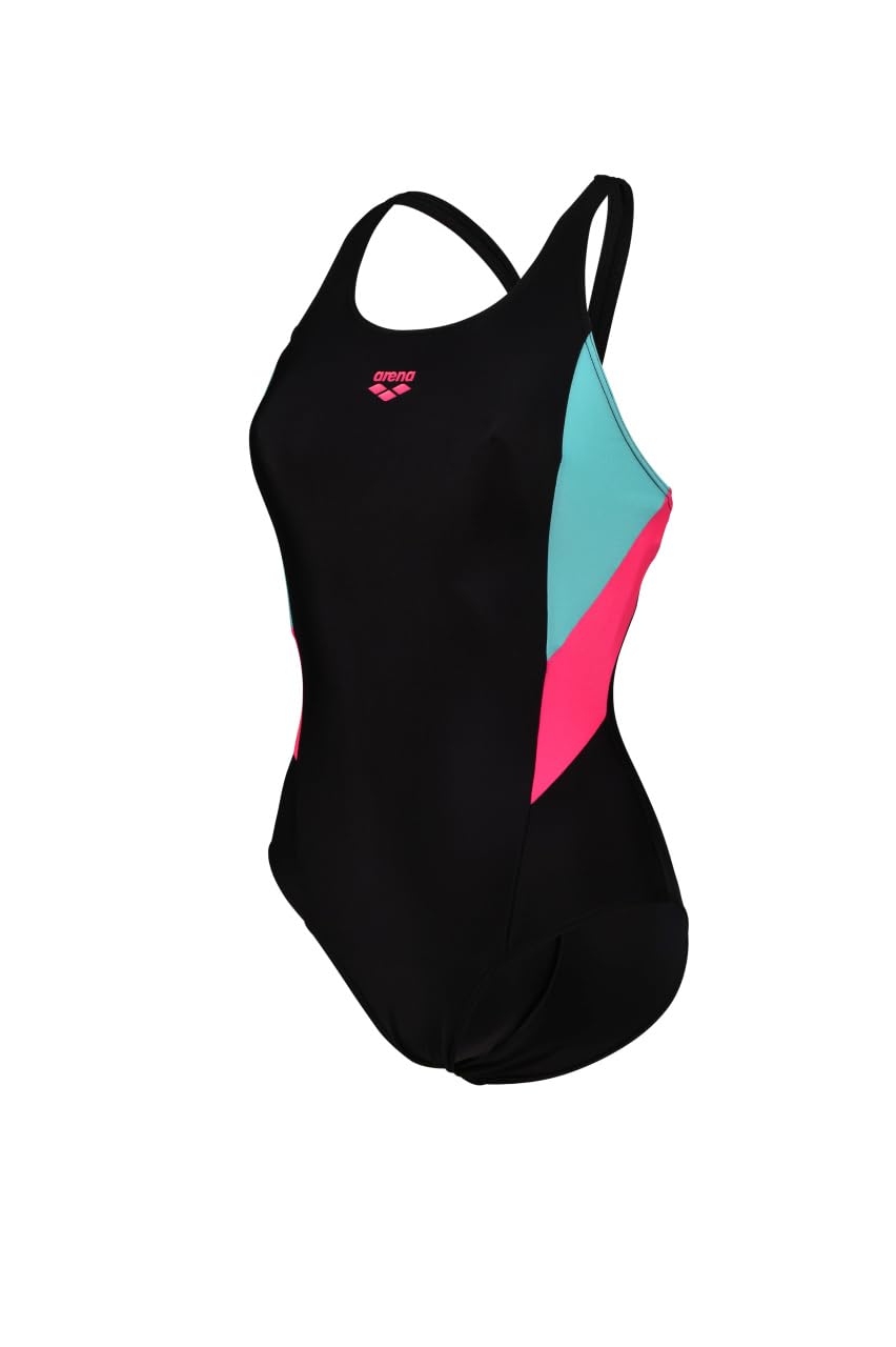 ARENA Women's Swimsuit V Back Panel Traje de baño de una Pieza Mujer (Pack de 1)