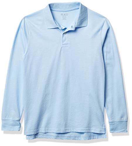 Image of The Children's Place boys Long Sleeve Pique Polo