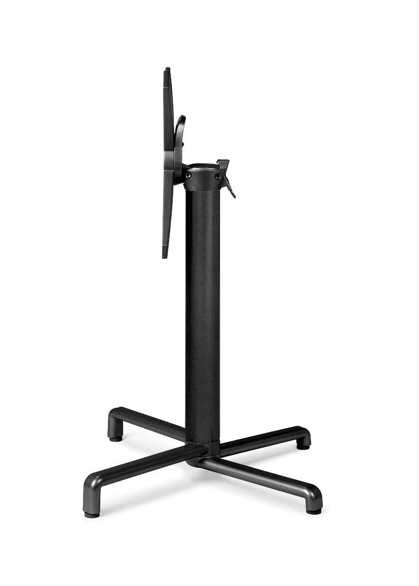 Nardi Stehtischgestell Tischbein Klappbar | Premium | PN5545/110 | Stehtisch | Aluminium | Höhe 107 cm | 6,7 kg | Standfläche 52x48 cm | max. Tischplattengröße 70x70 / Ø 70 cm