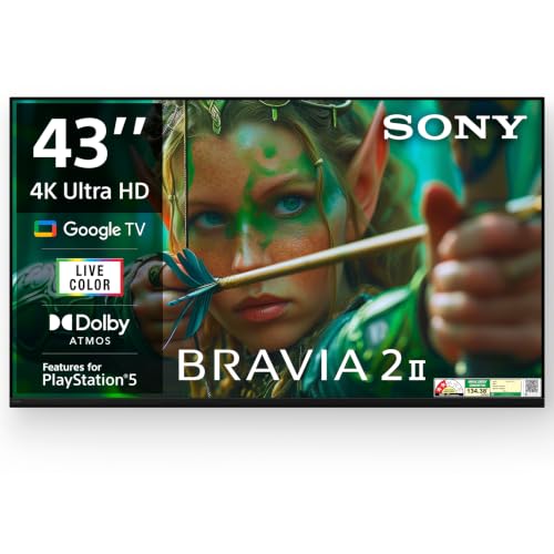 Sony 108 cm (43 inches) BRAVIA 2M2 Series 4K Ultra HD Smart LED Google TV K-43S25M2