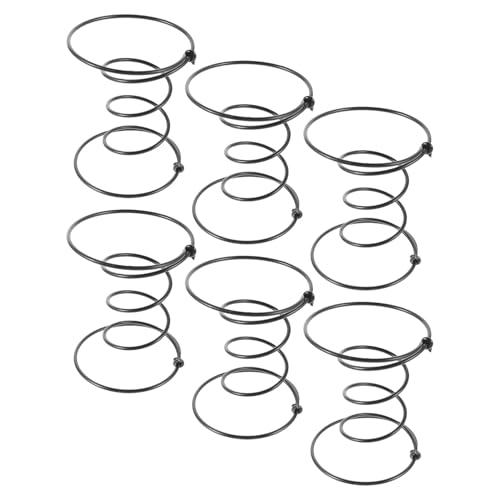 JECOMPRIS Kit de Reparación de Resortes Helicoidales de Doble Cono para Muebles 6 Piezas de 6 Pulgadas Resortes Metálicos para Asientos de Sofá Sillas y Camas para Tapicería