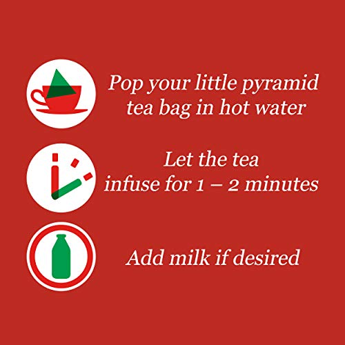Pg Tips Premium Black Tea For A Classic Caffeinated Beverage,Pyramid Black Tea Bags,40 Count (Pack Of 6) #TOP3