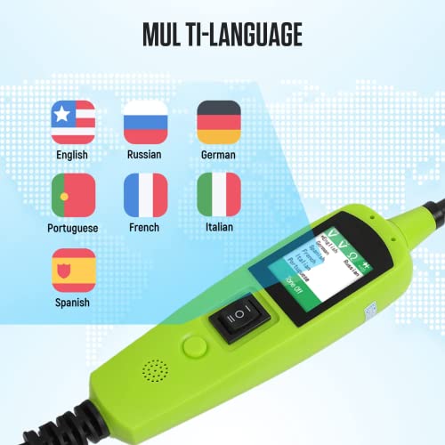 BELEY Power Circuit Probe Kit - 6-24-30v Automotive Circuit Tester with Vehicle Tracer & Short/Open Finder for Battery Testing, Headlight Testing, Brake Light Testing etc
