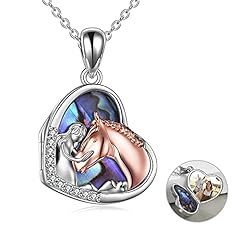 B-Horse Locket Necklace