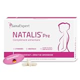SanaExpert Natalis Pre – Complément Alimentaire Prénatal – Avec acide folique, Quatrefolic...