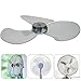 TOVINANNA Fan Blades Replacement, Plastic 3 Leaves Fan Blade with Nut Household General Fans Accessories Fan Blades Part for 16 Inches Table Fanner Standing Pedestal Fan