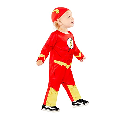 Disfraz de Flash para bebé y niño pequeño traje de superhéroe Warner Bros de Amscan 3