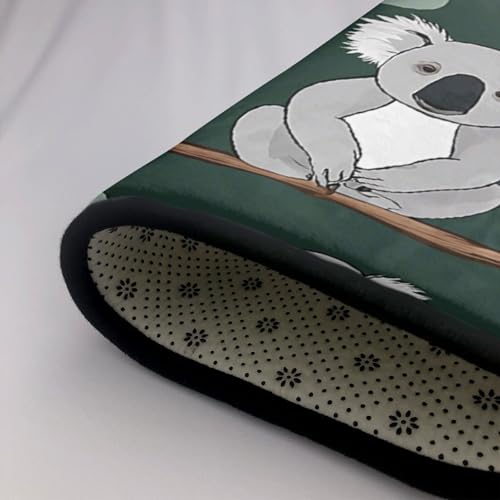 Tapis imprimé Koala antidérapant et doux lavable pour salon et chambre