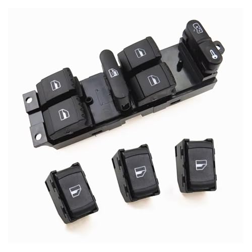 Boutons lève-vitre électrique Seat Leon de commande principale fluide et réactive 3B0959855B