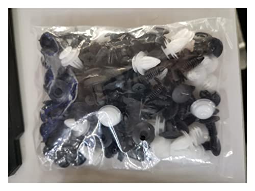 Clip auto à poussée en 6 tailles pour fixation robuste de pare-chocs marron