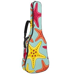 Housse de transport étanche pour guitare avec bandoulière réglable Motif floral vintage, Multicolore 09, 42.9×16.9×4.7… - Les Beatles, Paul McCartney, John Lennon, RIngo Starr, George Harrison