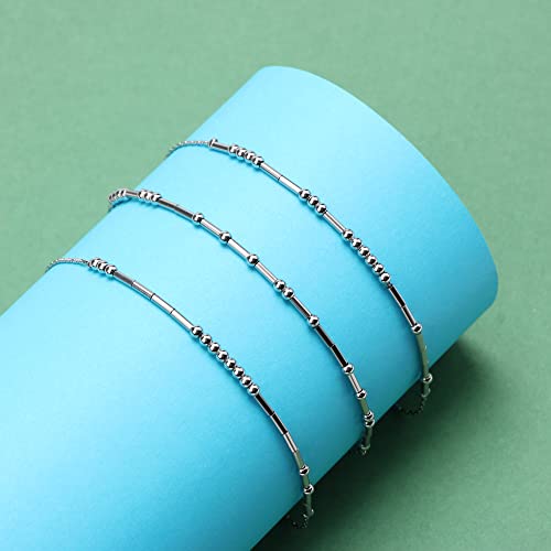 Joycuff Ankle Bracelets For Women Girls Silver Morse Code Anklets Unique Trendy Summer Beach Gifts For Wife Mom Daughter Friends Coworkers Daughter Best Friend Beautiful... #TOP3