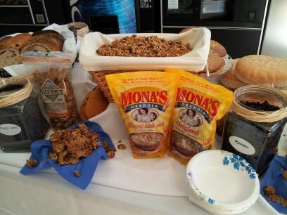 Mona's Honey Almond Granola, 12 Packages - Non-Gmo - No Preservatives - No Added Refined Sugar #TOP5