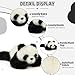 Imagen de Orablooiva Peluche Panda Adorable Muñeco Suave Panda Juguete De Felpa Panda Regalo En Blanco Y Negro Peluche Suave Para Niños Y Niñas