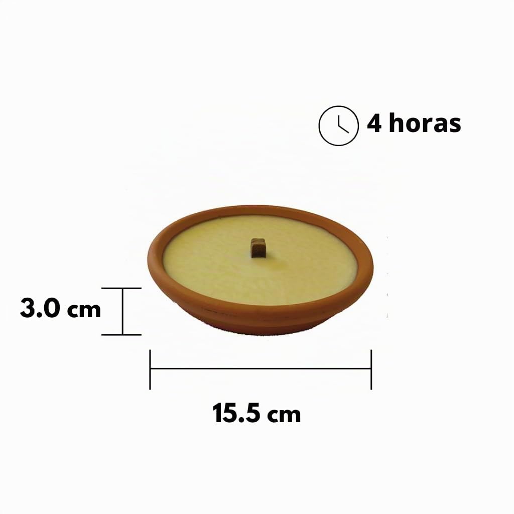CERERIA DI GIORGIO Antorcha de citronela de 15,5 cm de diámetro