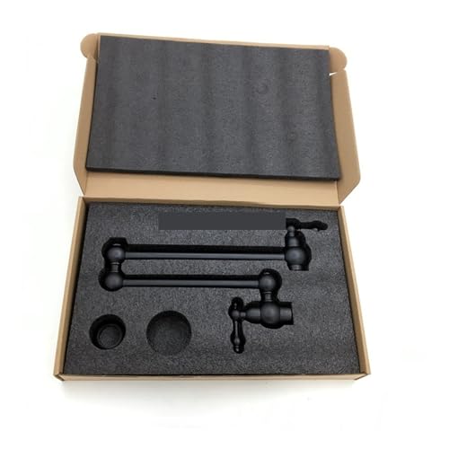 Grifo de cocina de pared de bronce premium con sistema de doble cierre integrado 6