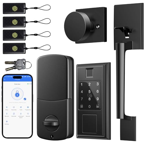 Smart-Locks-for-Front-Door-with-Handle-Knob-Set-Keyless-Entry-Door-Lock-Front-Door-Lock-Set-Fingerprint-Door-Lock-with-App-Control-Auto-Lock-Matte-Black