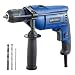 Produktbild LUX-TOOLS SBM-750 A Schlagbohrmaschine mit Schnellspann-Bohrfutter & Tiefenanschlag inkl. Zubehör | 230V 750W Schlagbohrer mit stufenlos regelbarer Drehzahl bis 3000/min (Umdr.)