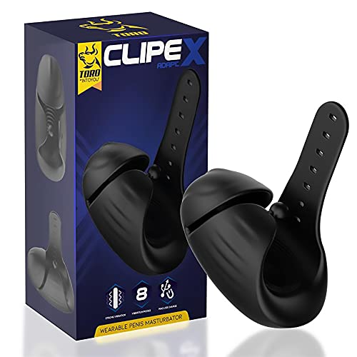 Masturbateur masculin ajustable Clipex en silicone premium avec USB