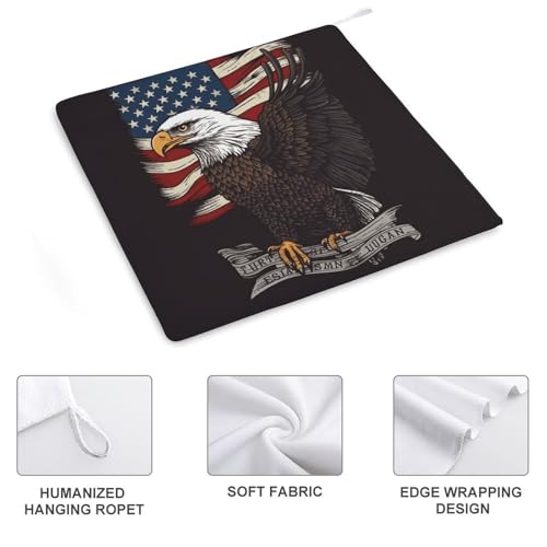 Serviettes en microfibre lot de 4 pour cuisine et bain avec boucle - 5