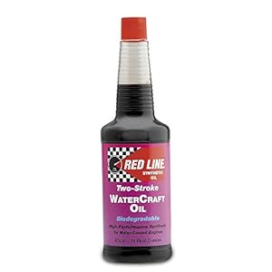 Red Line 40703 2-Stroke Watercraft Oil – 16 Ounce, (Pack of 12)