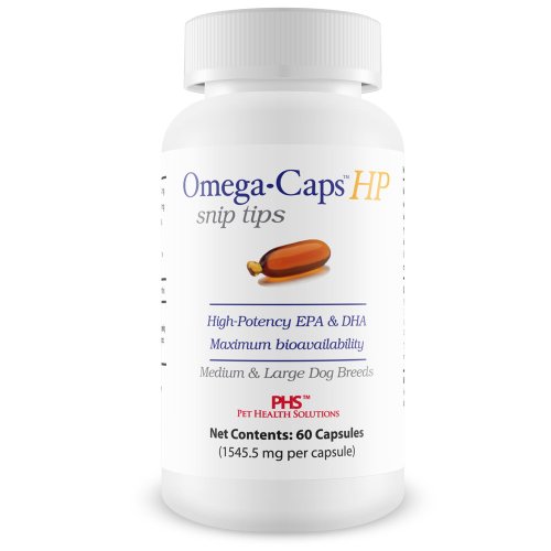 HealthyPets Omega Caps HP Snip Tips for Medium & Large Dogs (60 Capsules)