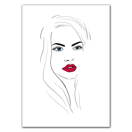 Cuadros de moda girly para renovar paredes vacías en estudios de maquillaje 2