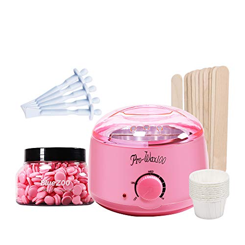 MORECON Wax Warmer Heater Pot Machine Kit 150g Wax Beans 10pcs Hair Removal