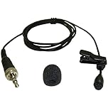 MICRONIC MINIATURE LAVALIERE (LAV MIC) MICROPHONE CLIP ON LAPEL/TIE FOR SENNHEISER 3.5mm LOCKING JACK PLUG RADIO TRANSMITTER EW100 EW300 EW500 G2 G3 SK20 XSW