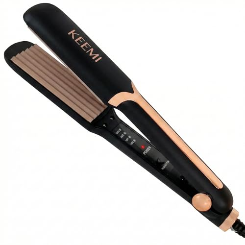 Image of KEEMI Premium Professional AT-458C Hair Crimping Styler Machine A1 (Gold)