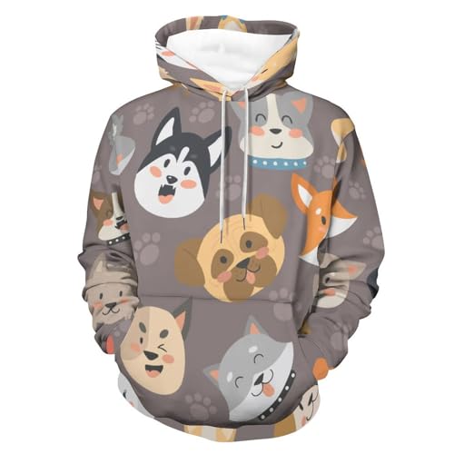 Sweat à capuche chien en peluche pour vos weekends cocooning