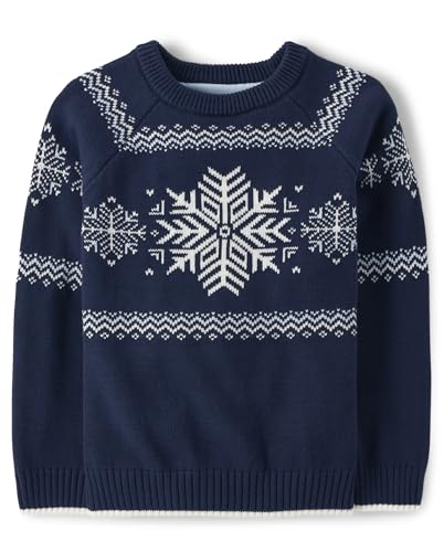 Gymboree Boys' and Toddler Long Sleeve Crew Neck Pullover Sweater