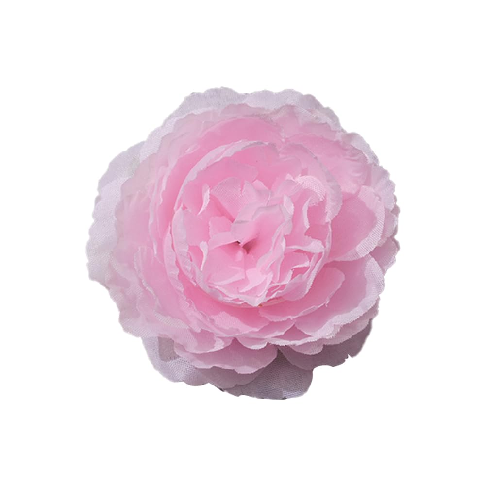 60 szt. Sztuczne główki piwonii 2,7 cala Faux realistyczne kwiaty na wazon ślubny Garland rzemiosło dekoracyjne(Light Pink)