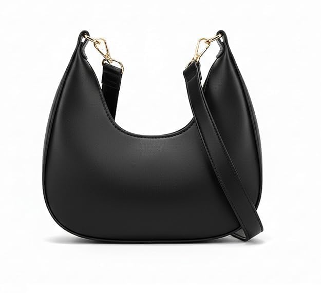 Image of Sky Magic Stylish Bag Women's Hobo Shoulder Bag with Bow Detail, Faux Leather Crossbody Handbag for Women