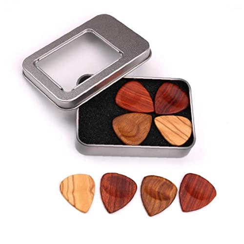 Luxylei Médiators de Guitare en Bois 1 boîte de médiators de Guitare avec boîte en Fer Ensemble de médiators de Guitare… - Les Beatles, Paul McCartney, John Lennon, RIngo Starr, George Harrison Luxylei Médiators de Guitare en Bois 1 boîte de médiators de Guitare avec boîte en Fer Ensemble de médiators de Guitare… – Image 6