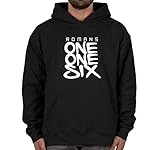 Romans 116#4 Unashamed Christian Hoodie Black Large Religious Sweatshirt L