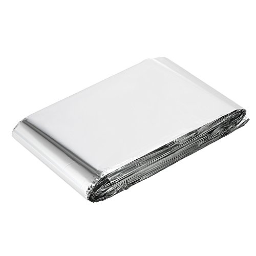 Cobertor de emergência, Andoer Cortina de isolamento de resgate de sobrevivência de manta de emergên