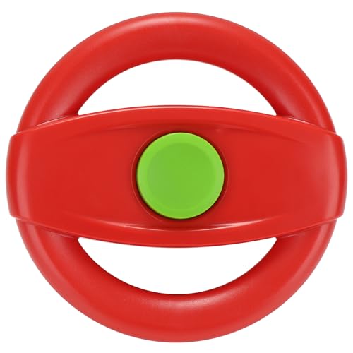 Accmor Stroller Steering Wheel Toy, Pretend Driving Simulated Steering Wheel for Baby Stroller Shopping Carts, Universal Detachable Funny Stroller Shopping Carts Toy Attachment Accessories