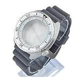 ZYEFGMFRQ 1 Stück 42 mm Gehäuse Herren NH35 904L Edelstahl flach passend for 28,5 mm Zifferblatt(2)