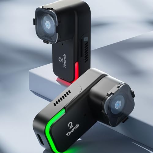 RunCam Thumb Pro 2 FPV Mini Action Camera 4K 16g 150° FOV Remote-Control Recording with Gyroflow Stabilization for FPV Drone with 128GB Micro SD Card