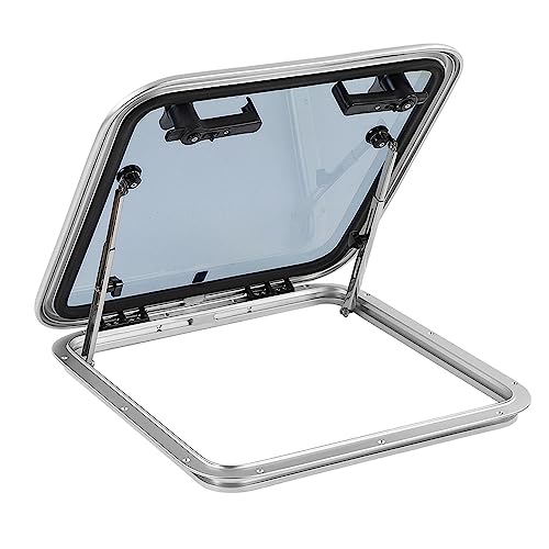 Ovales Bullauge Für Boot & Wohnmobil – 410x220 Mm, Gehärtetes Glas, Edelstahl 316, Schwarz, Mit Dichtung Ovales Bullauge Für Boot & Wohnmobil – 410x220 Mm, Gehärtetes Glas, Edelstahl 316, Schwarz, Mit Dichtung
