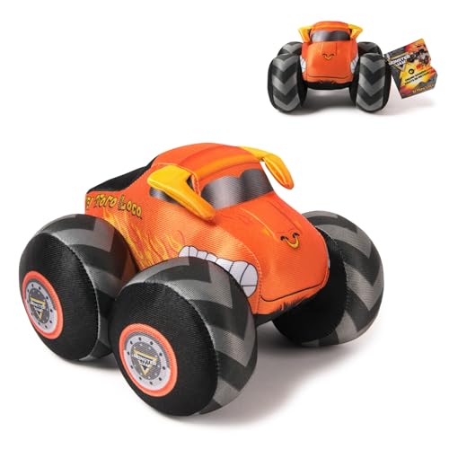 Monster Jam Camión de peluche oficial de 7 pulgadas con sonidos de motor El Toro Loco