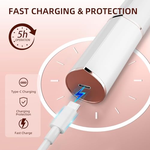 Image of 2-in-1 Eyebrow Trimmer for Women Facial Hair Remover Machine ,Eyebrow Trimmer for Women - Facial Hair Removal Machine For WomenFace kit - Face,Upper Lips,Cheek, Chin and Nose Hair Remover Epilator, Usb Rechargeable With Light Hair Removal For Face