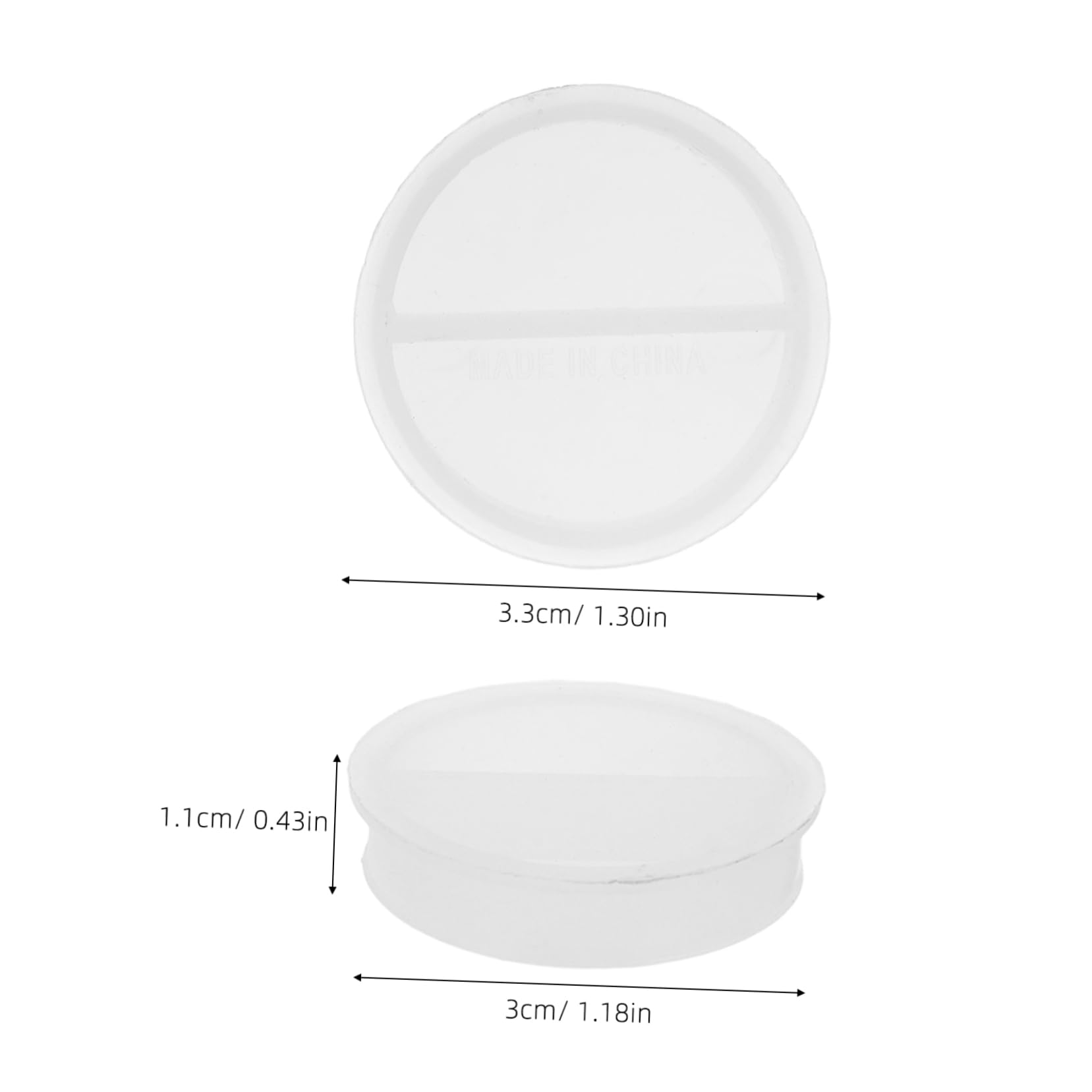 Unomor 20Pcs Secure Round Bottom Plug for Piggy Banks Childsafe Versatile Replacement for Money Boxes Easy to Clean