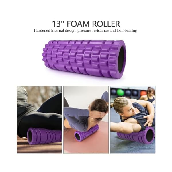 5 in 1 Foam Roller Set High Density Patented Foam Roller for Exercise - Image 2