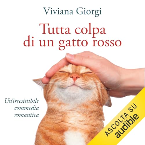 Diseño de la portada del título Tutta colpa di un gatto rosso